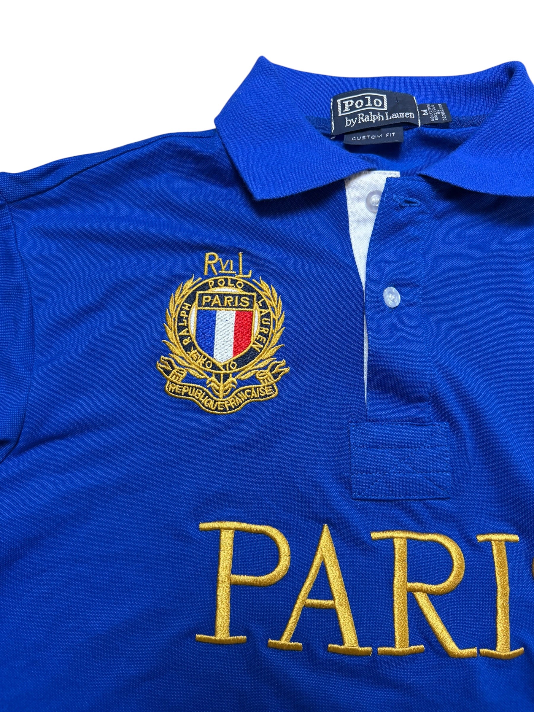 Vintage "PARIS" Chief Keef Polo | Size M | Ralph Lauren