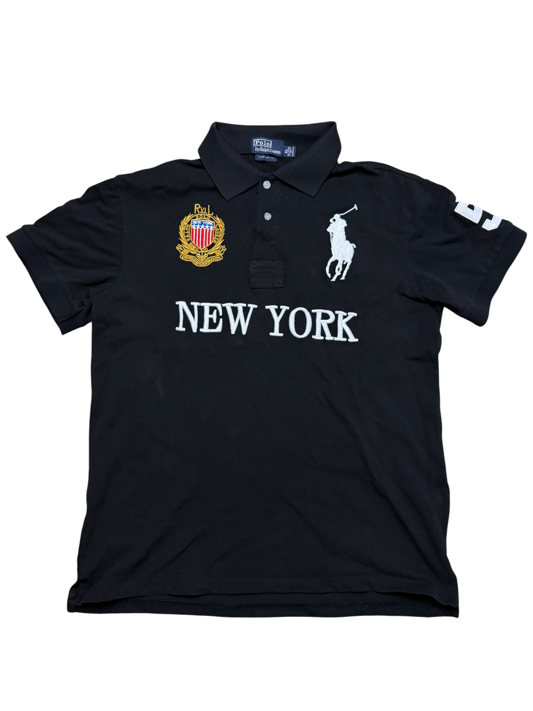 Vintage "NEW YORK" Chief Keef Polo | Size XL | Ralph Lauren
