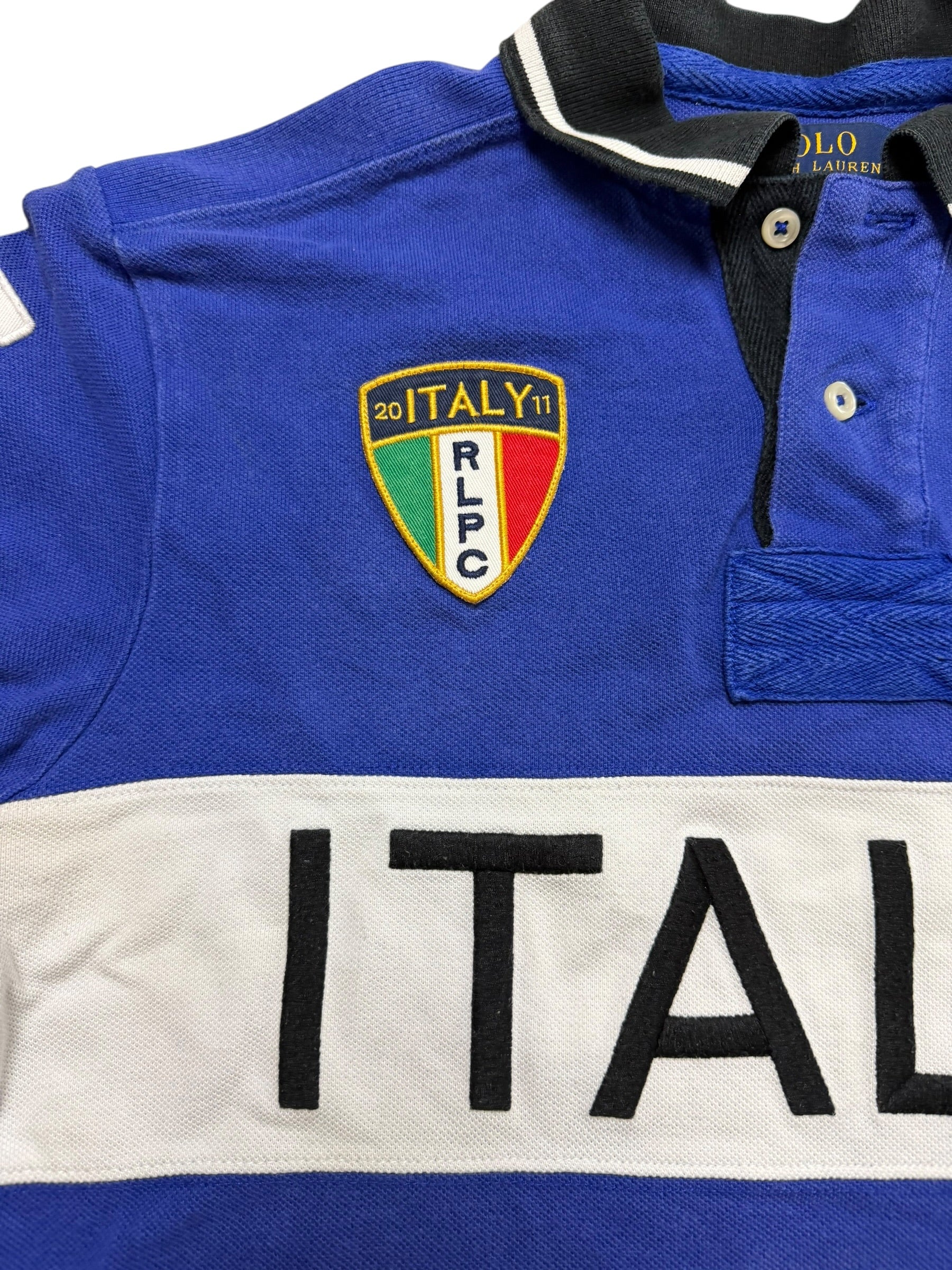 Vintage "ITALIA" Chief Keef Polo | Size S | Ralph Lauren