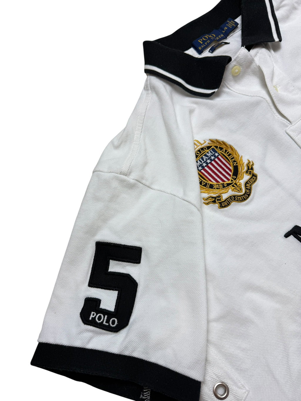 Vintage "MIAMI" Chief Keef Polo | Size L | Ralph Lauren