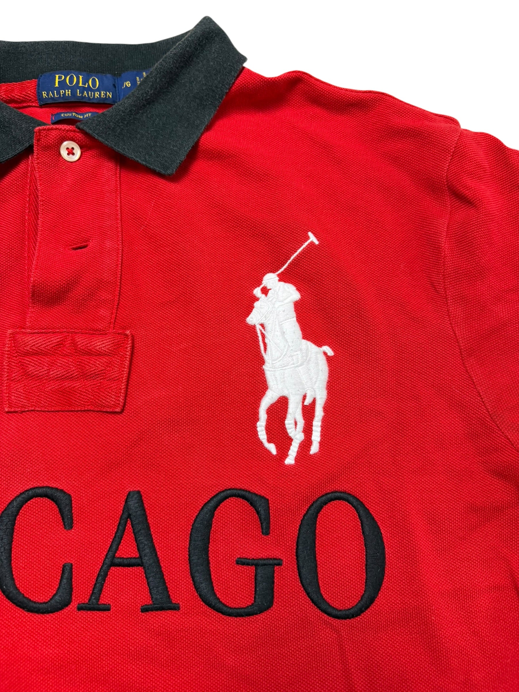 Vintage "CHICAGO" Chief Keef Polo | Size L | Ralph Lauren