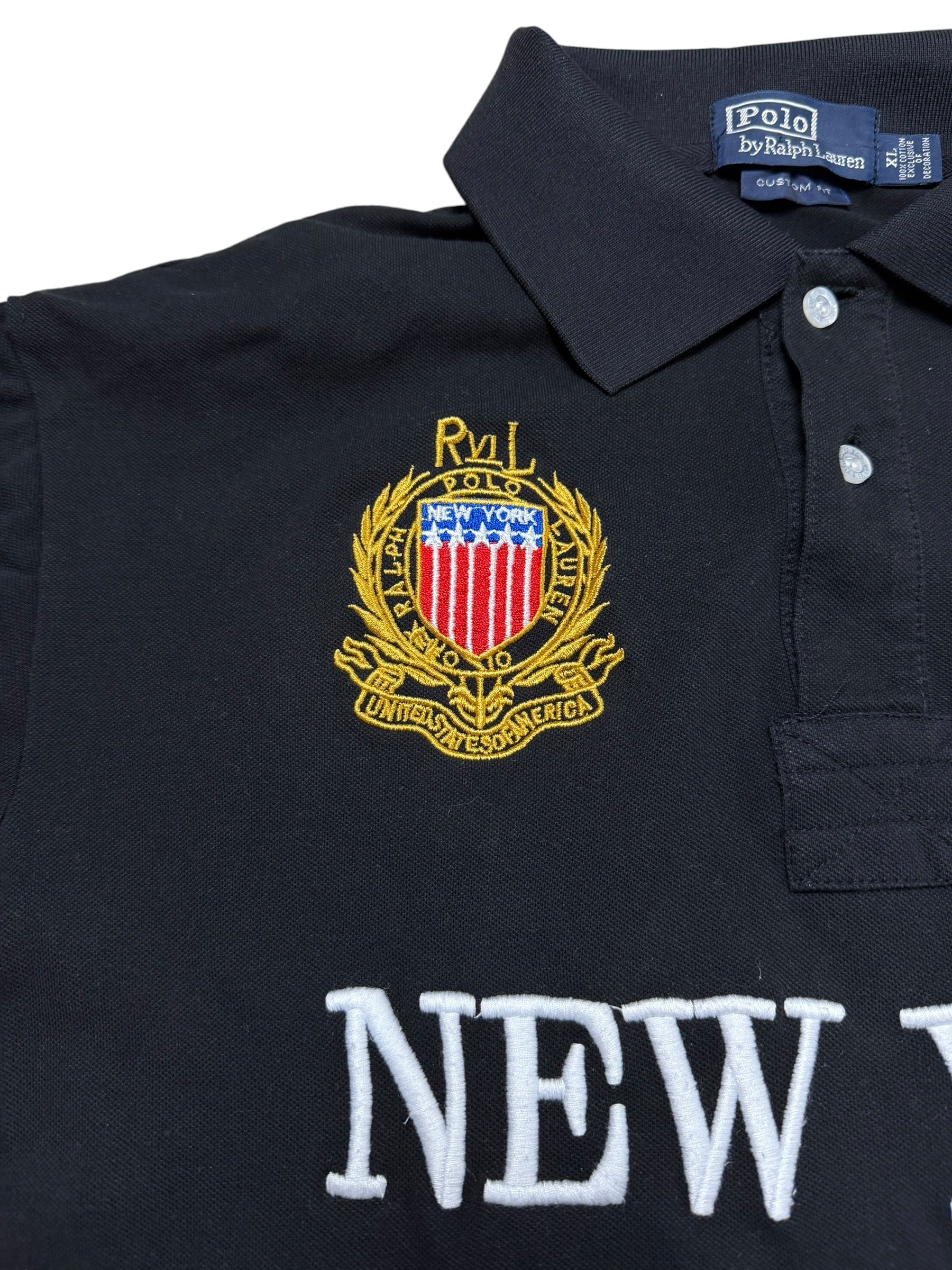 Vintage "NEW YORK" Chief Keef Polo | Size XL | Ralph Lauren