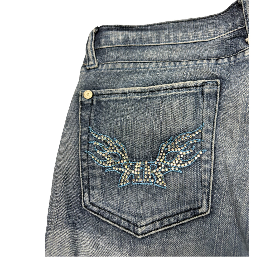 Japan Style Look | Low Waist | Flared Bootcut | Women Jeans | Size L |