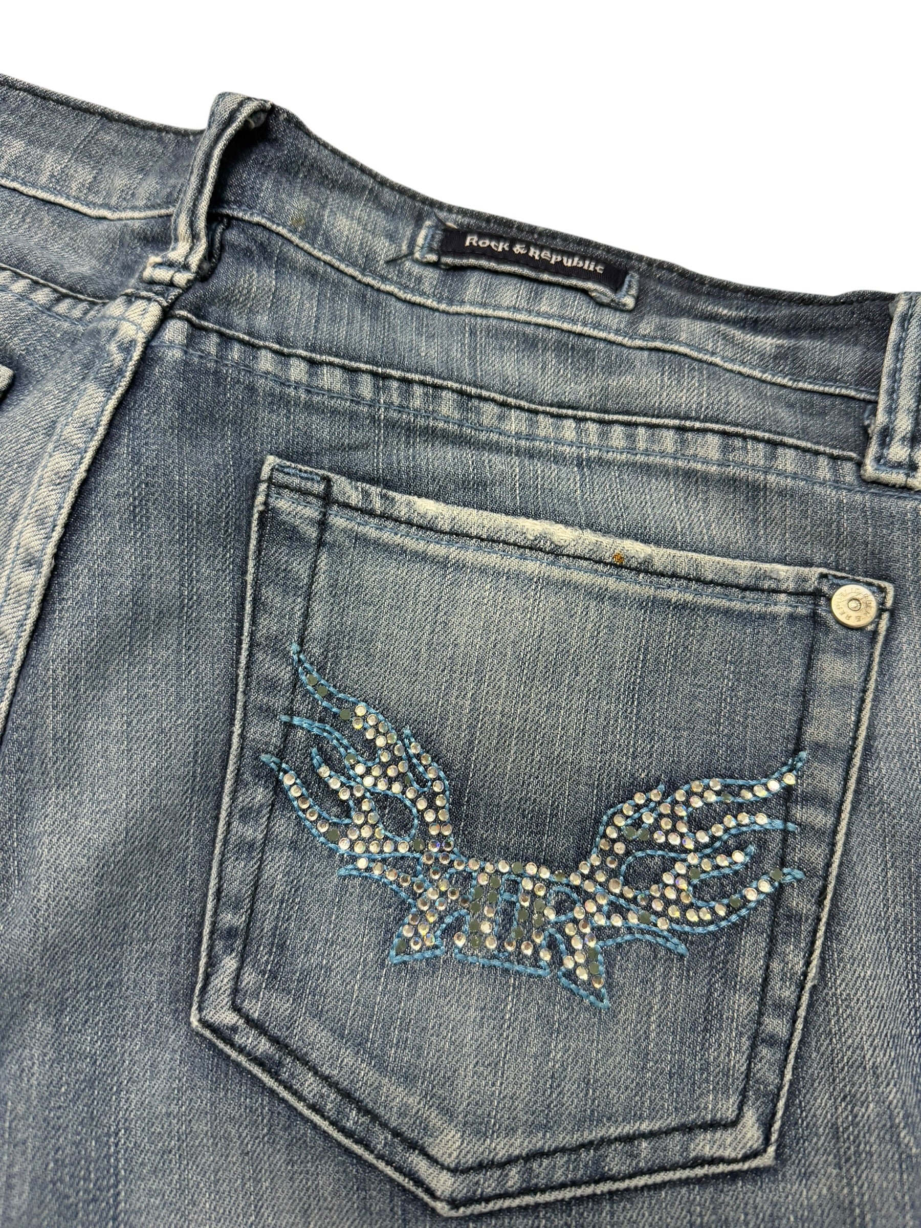 Japan Style Look | Low Waist | Flared Bootcut | Women Jeans | Size L |
