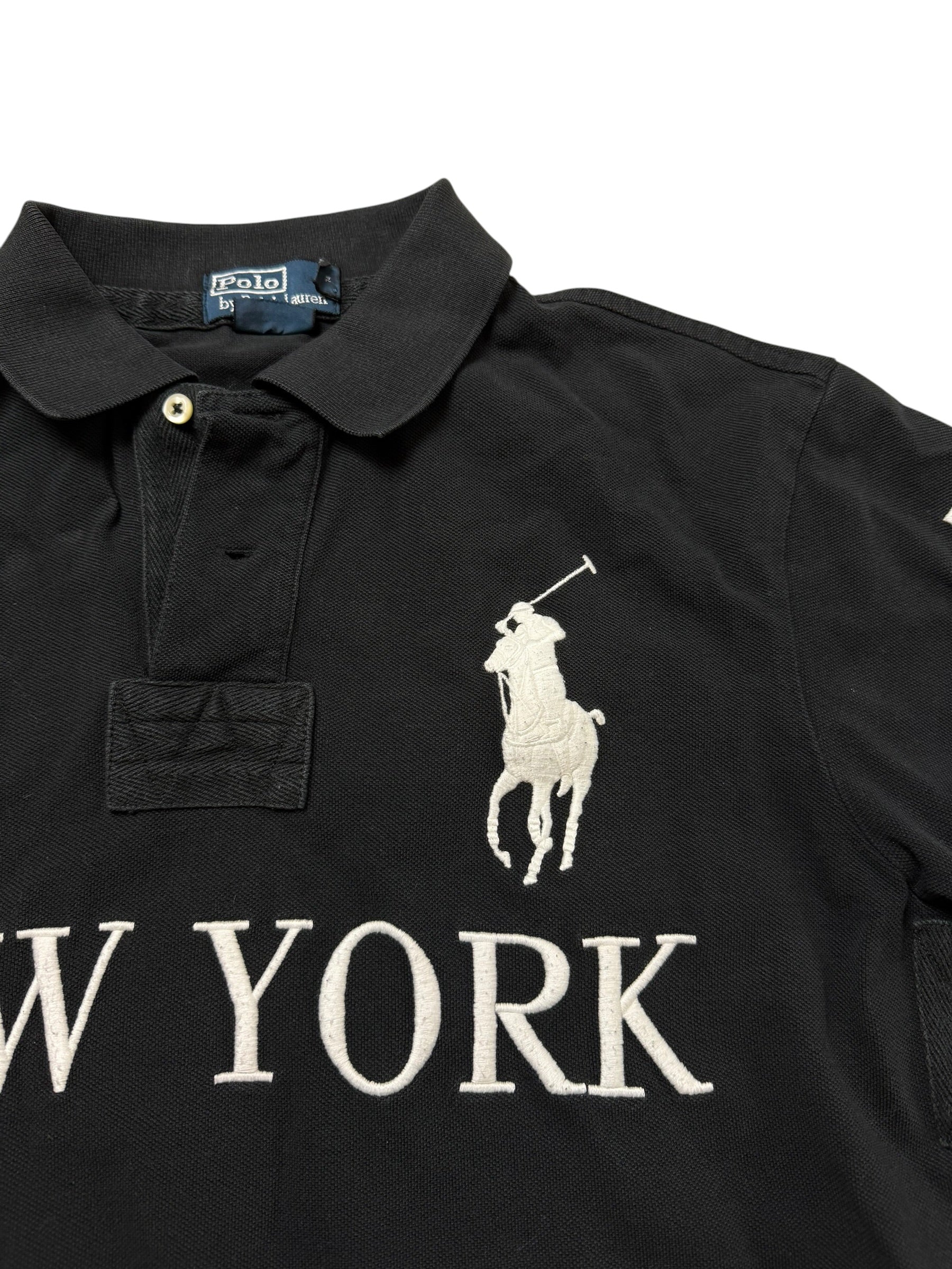 Vintage "NEW YORK" Chief Keef Polo | Size L | Ralph Lauren