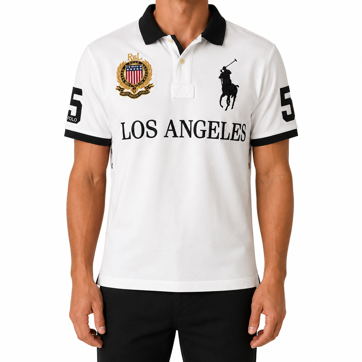 Vintage „LOS ANGELES“ Chief Keef Polo | Size S | Ralph Lauren