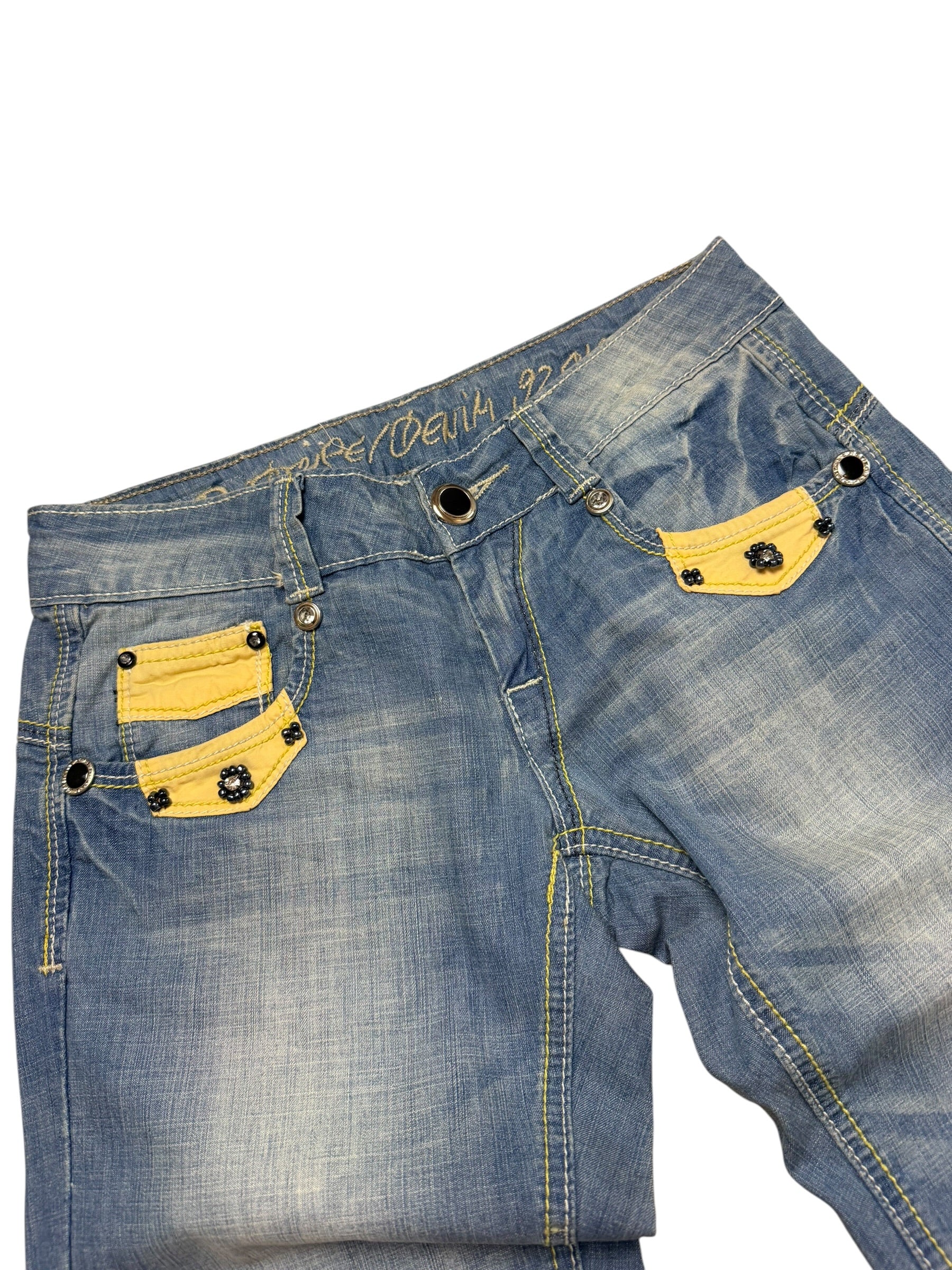 Japan Style Look | Low Waist | Flared Bootcut | Women Jeans |Size XS |
