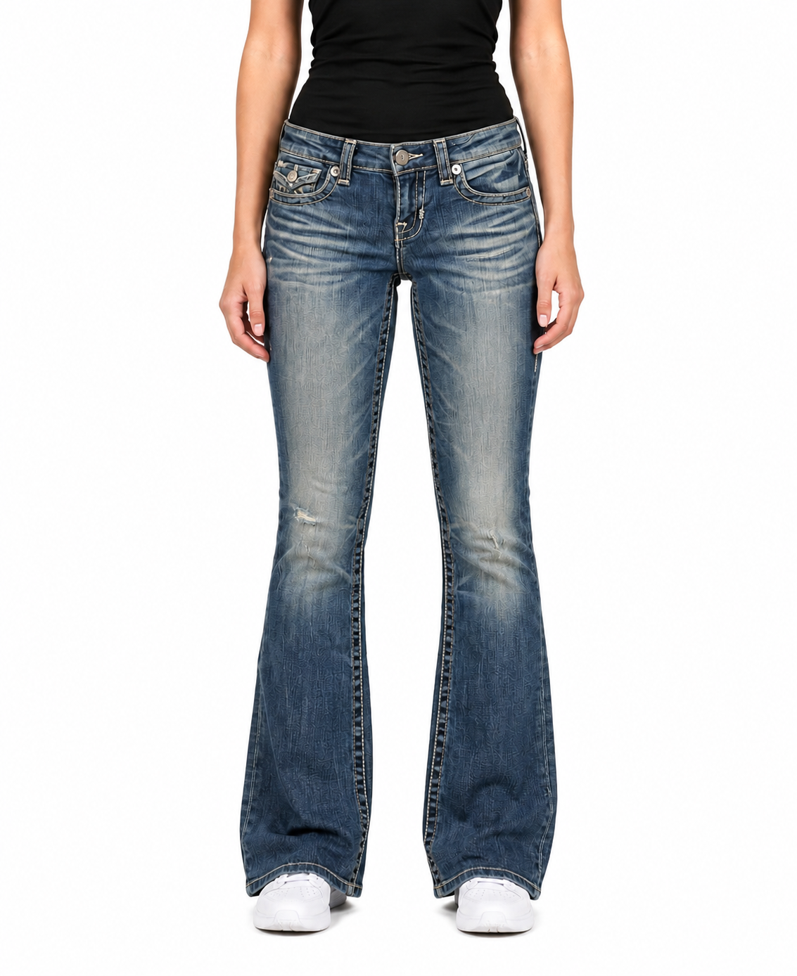 Miss Me Look | Low Waist | Flared Bootcut | Women Jeans |Size XS |