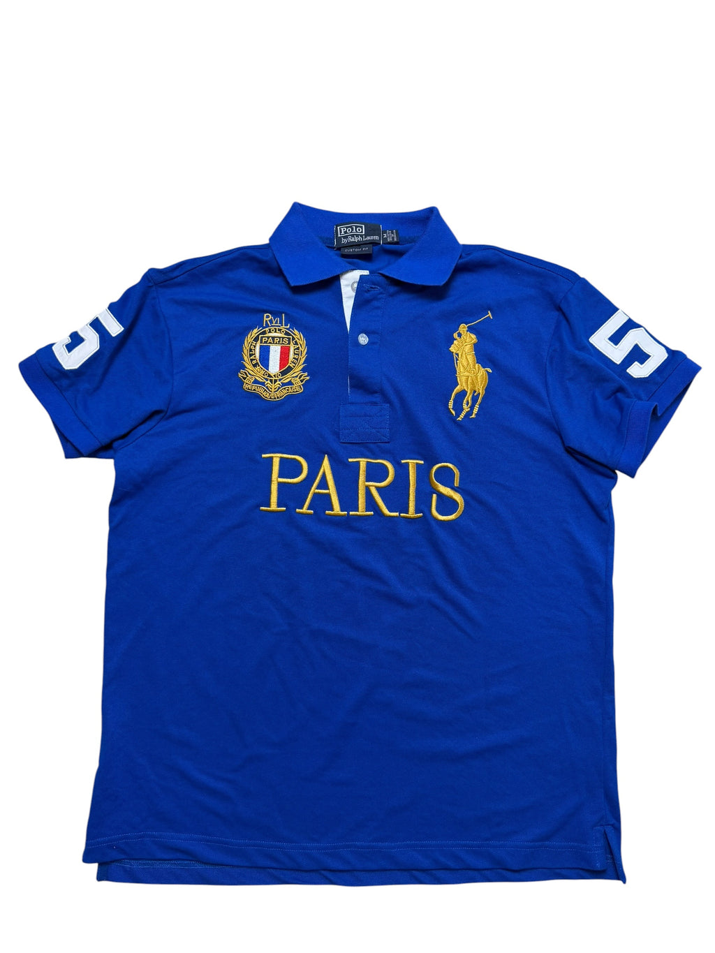 Vintage "PARIS" Chief Keef Polo | Size M | Ralph Lauren