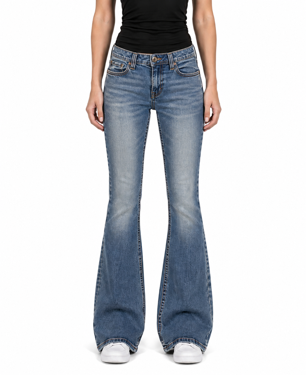 Japan Style Look | Low Waist | Flared Bootcut | Women Jeans |Size S-M |