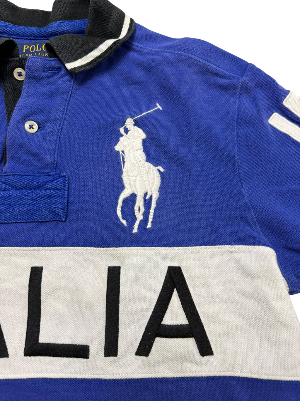 Vintage "ITALIA" Chief Keef Polo | Size S | Ralph Lauren