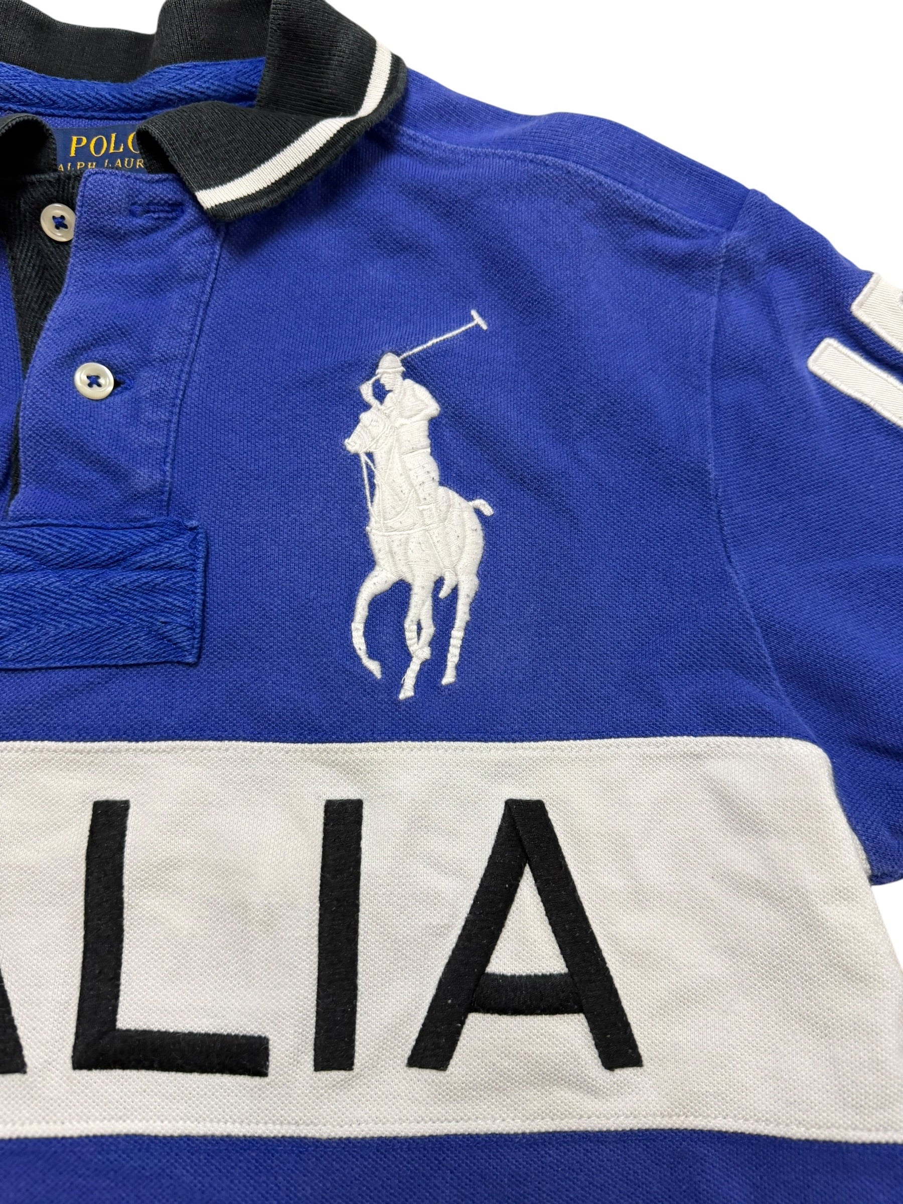 Vintage "ITALIA" Chief Keef Polo | Size S | Ralph Lauren