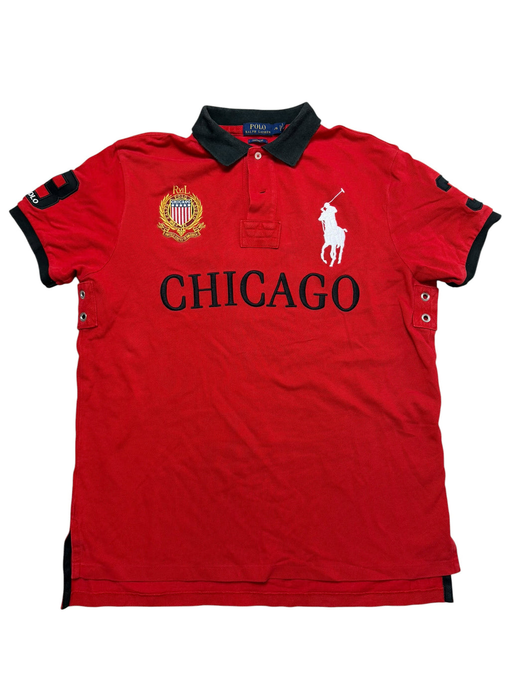 Vintage "CHICAGO" Chief Keef Polo | Size L | Ralph Lauren