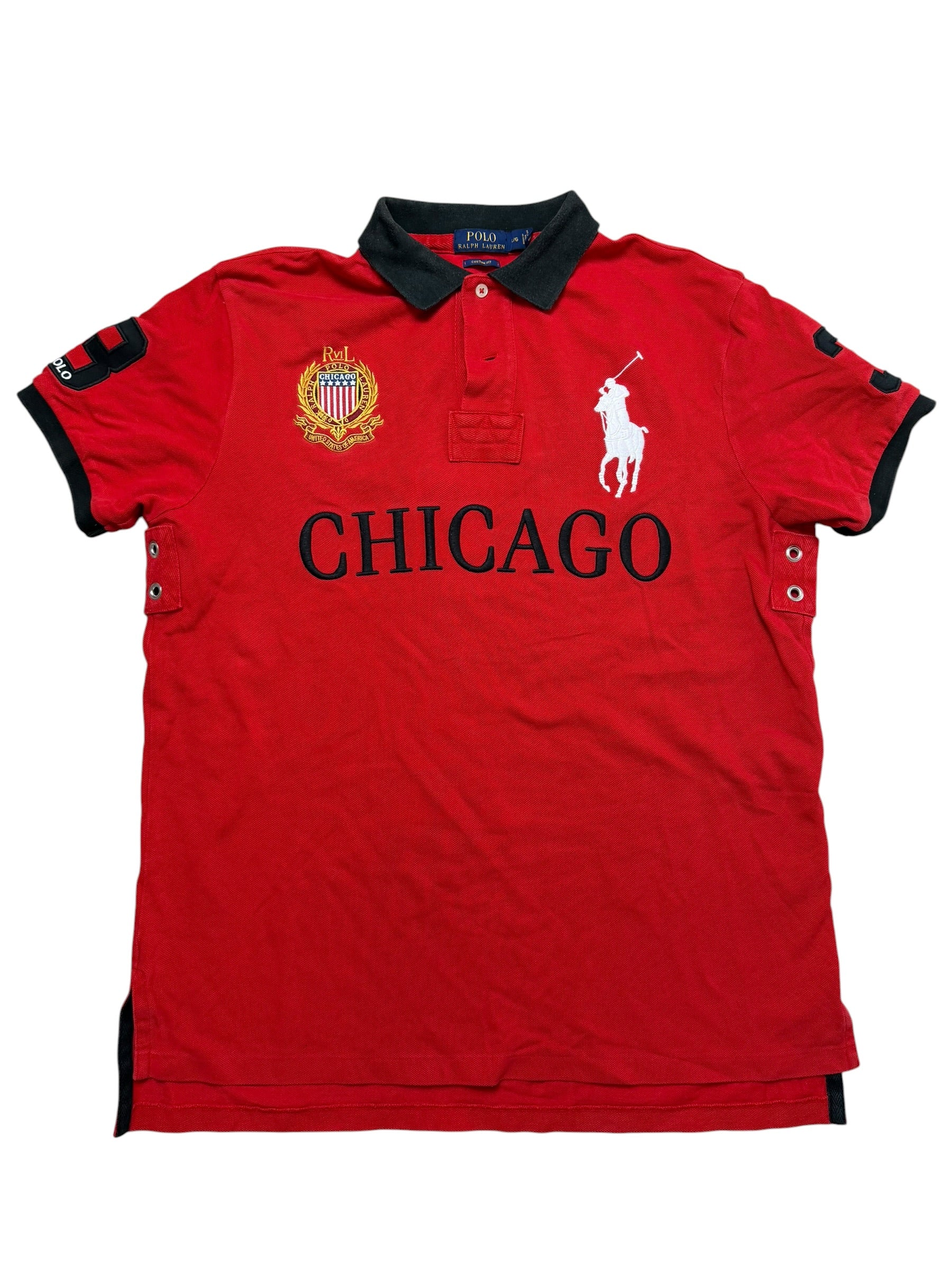 Vintage "CHICAGO" Chief Keef Polo | Size L | Ralph Lauren