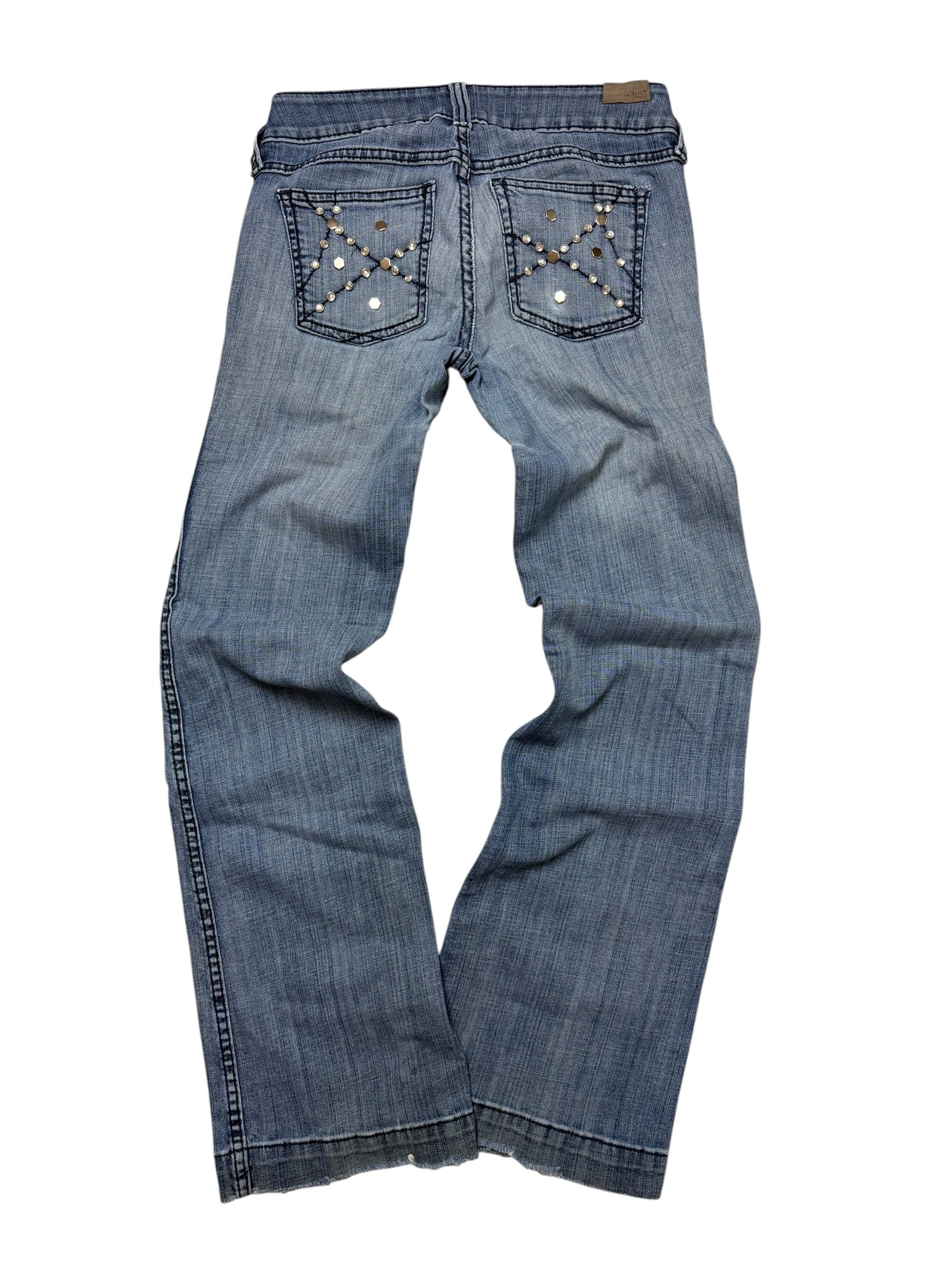 Japan Style Look | Low Waist | Flared Bootcut | Women Jeans |Size XS-S |