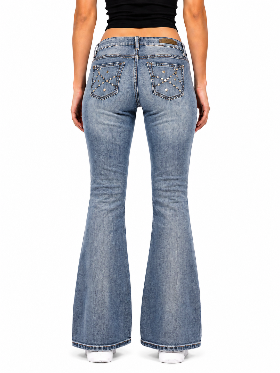 Japan Style Look | Low Waist | Flared Bootcut | Women Jeans |Size XS-S |
