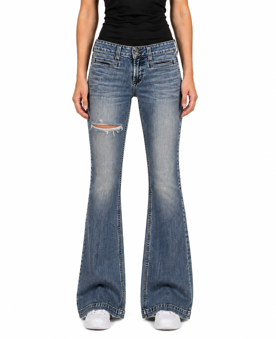 Japan Style Look | Low Waist | Flared Bootcut | Women Jeans |Size XS-S |