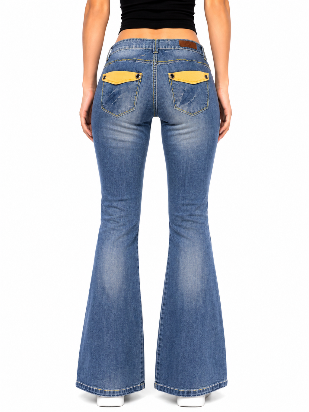 Japan Style Look | Low Waist | Flared Bootcut | Women Jeans |Size XS |