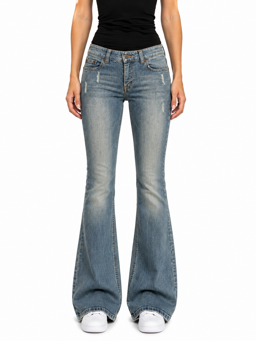 Japan Style Look | Low Waist | Flared Bootcut | Women Jeans | Size XS|