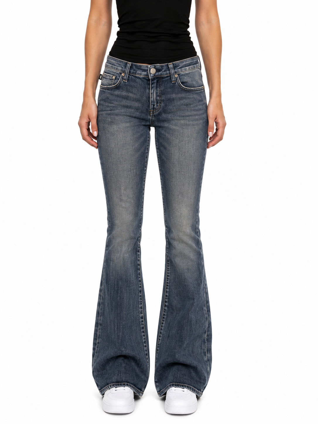 Japan Style Look | Low Waist | Flared Bootcut | Women Jeans | Size L |