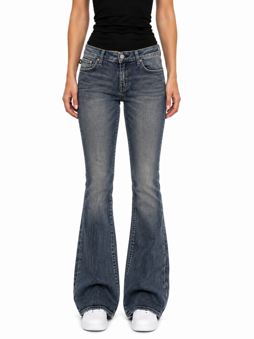Japan Style Look | Low Waist | Flared Bootcut | Women Jeans | Size L |