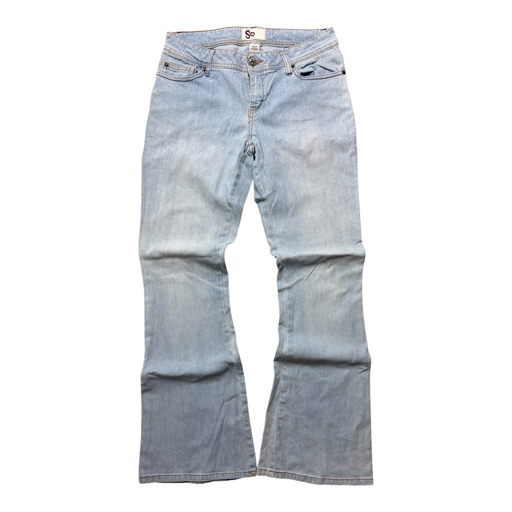 Japan Style Look | Low Waist | Flared Bootcut | Women Jeans | Size S-M |