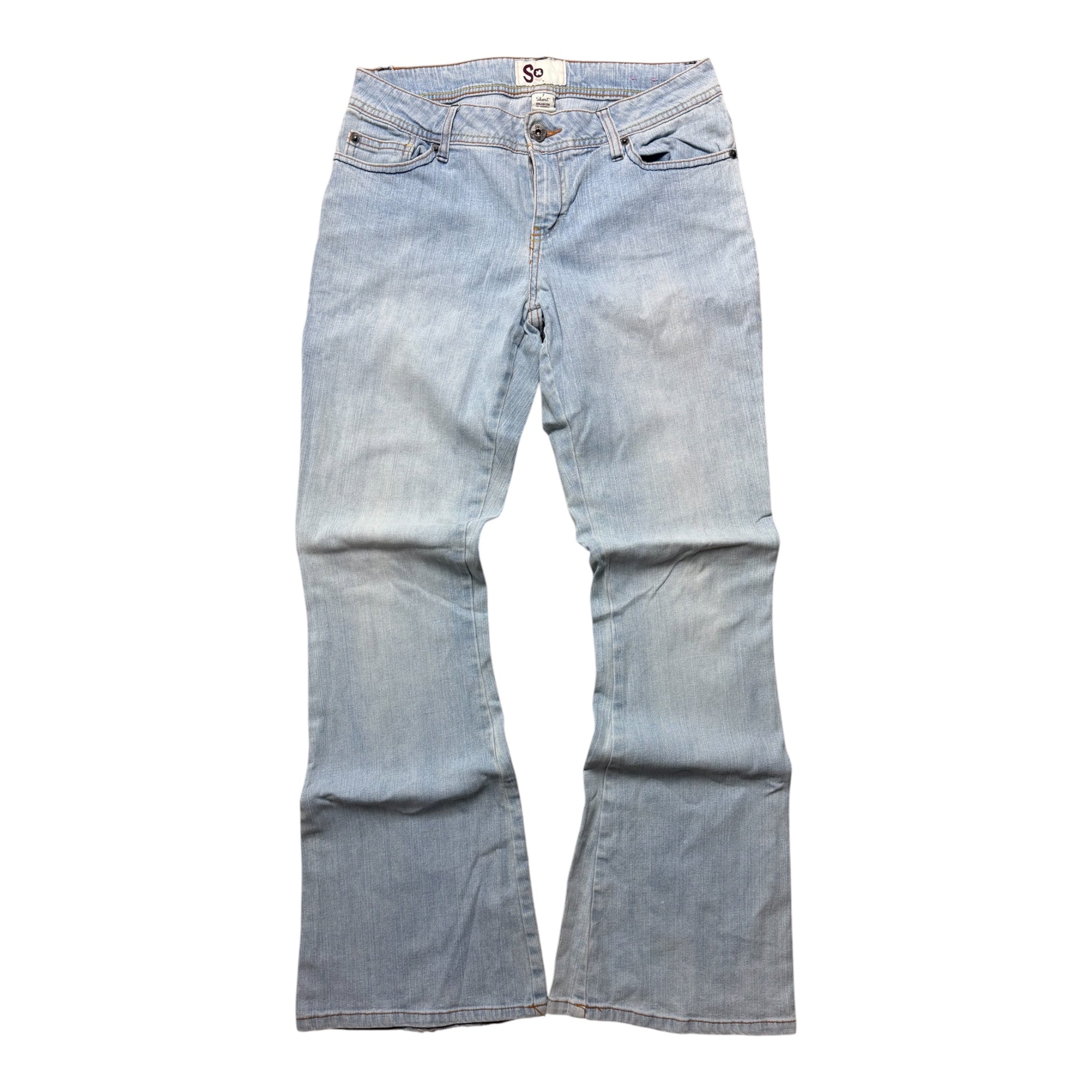 Japan Style Look | Low Waist | Flared Bootcut | Women Jeans | Size S-M |