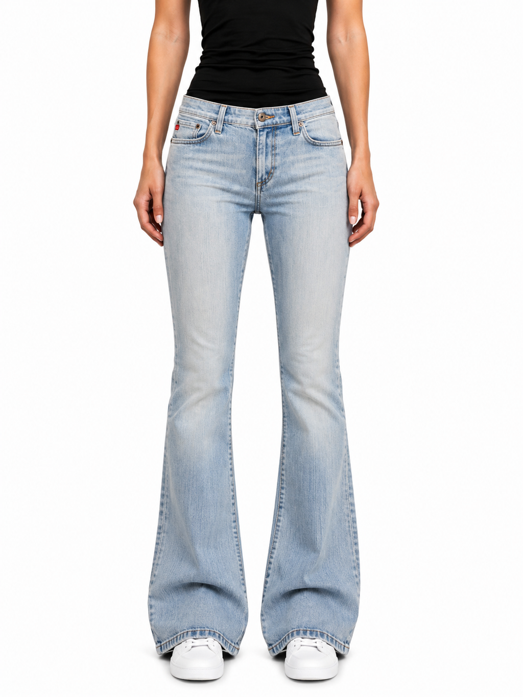 Japan Style Look | Low Waist | Flared Bootcut | Women Jeans |Size L |