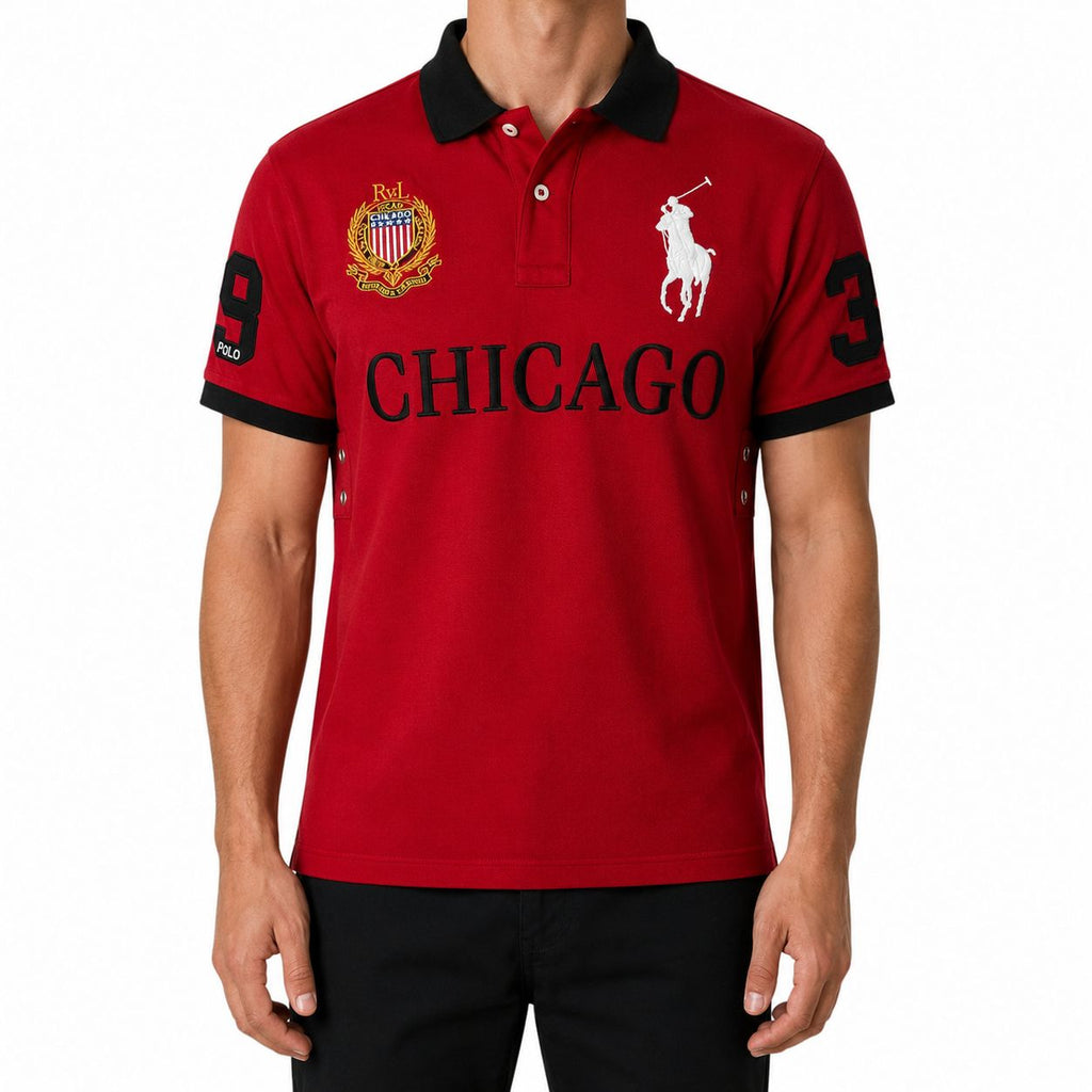 Vintage "CHICAGO" Chief Keef Polo | Size L | Ralph Lauren