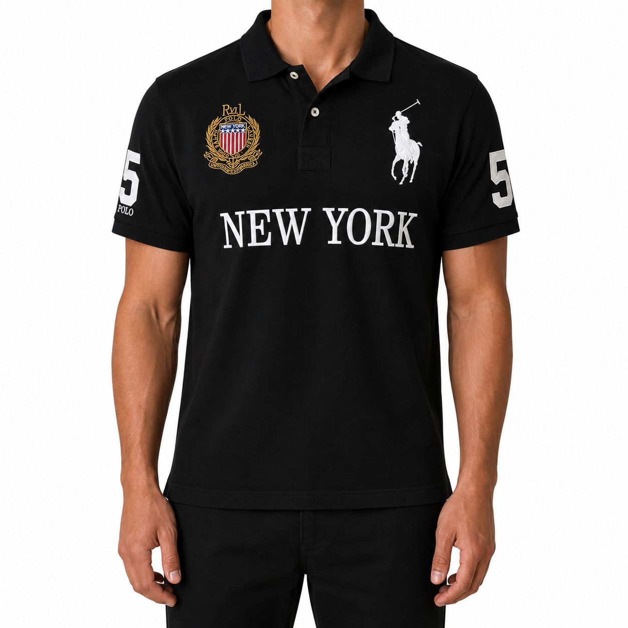 Vintage "NEW YORK" Chief Keef Polo | Size M | Ralph Lauren
